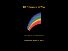 Tablet Screenshot of ozwizz.net